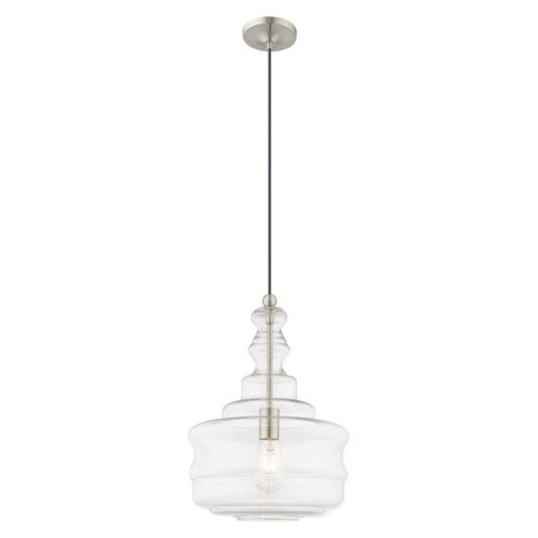Art Glass Mini Pendants 1 Light Brushed