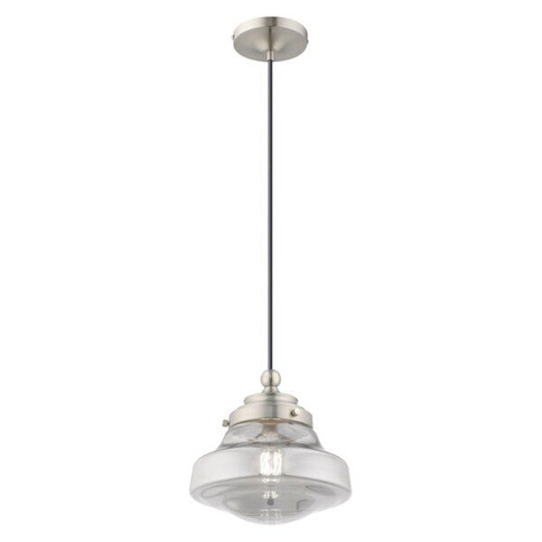 Art Glass Mini Pendants 1 Light Brushed