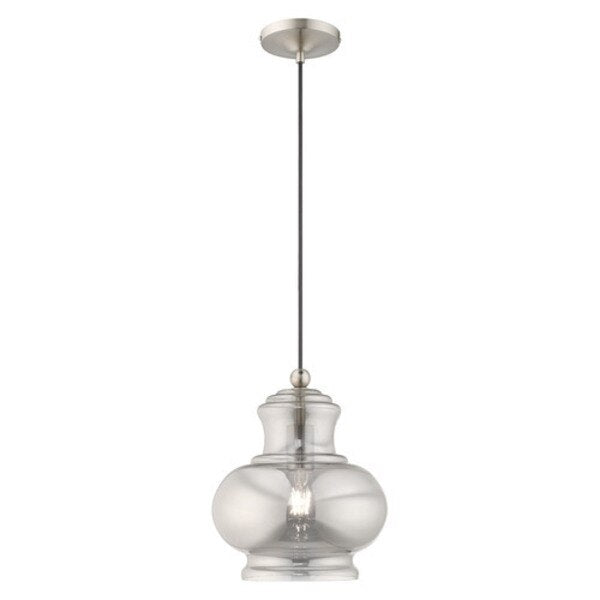 Art Glass Mini Pendants 1 Light Brushed