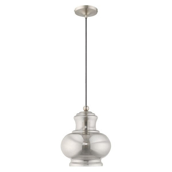 Art Glass Mini Pendants 1 Light Brushed