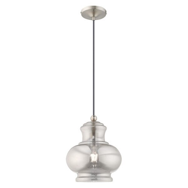 Art Glass Mini Pendants 1 Light Brushed