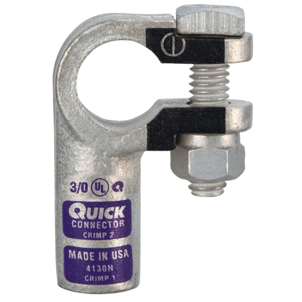 Right Elbow Crimp, Pos, 1 Gauge, PK50