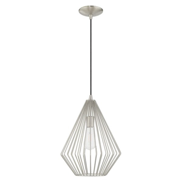 Geometric Shade Mini Pendants 1 Light Br