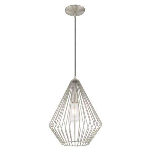 Geometric Shade Mini Pendants 1 Light Br