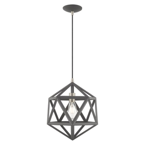 Geometric Shade Mini Pendants 1 Light Scandinavian Gray Mini Pendant