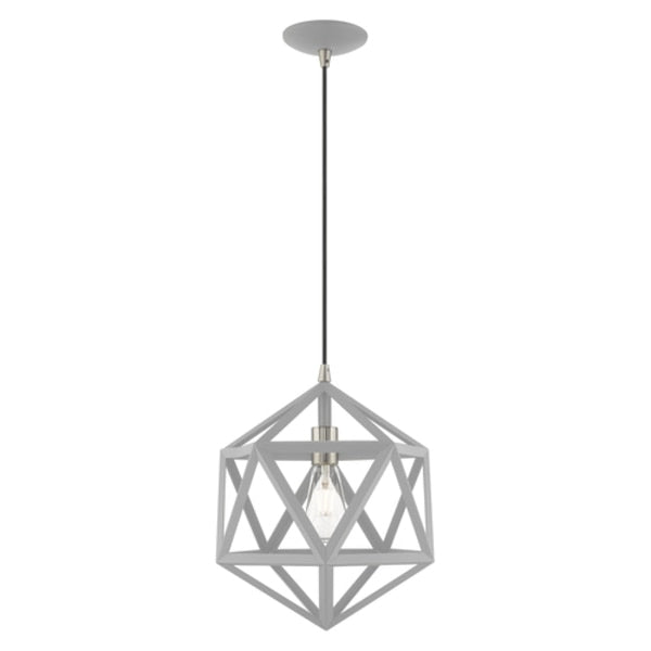Geometric Shade Mini Pendants 1 Light Nordic Gray Mini Pendant
