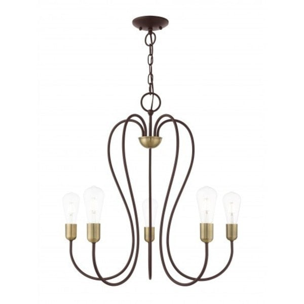 Bronze with Antique Brass Accents Chande