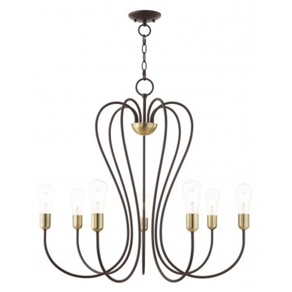 Bronze with Antique Brass Accents Chande