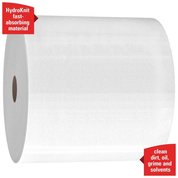 Dry Wipe Roll, X70, Jumbo Roll, Heavy Absorbency, 12 1/2 in x 13 1/2 in Sheets, 870 Sheets, White