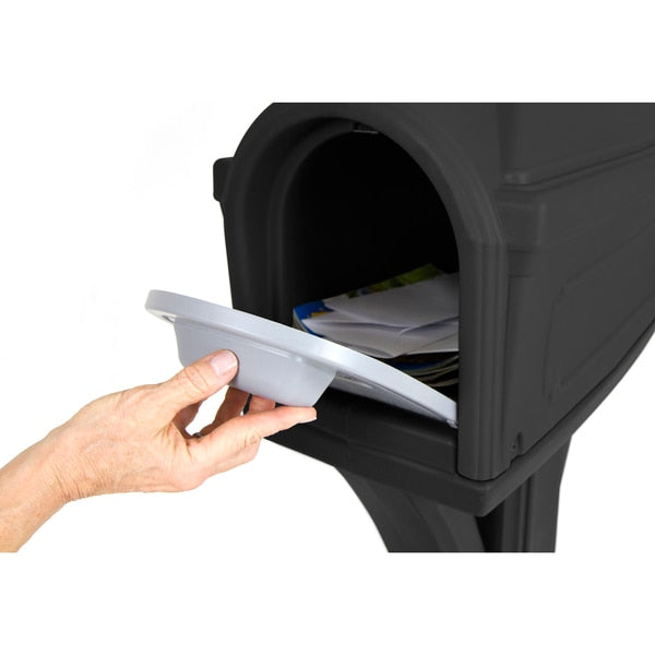 Classic Mailbox, Black/Black
