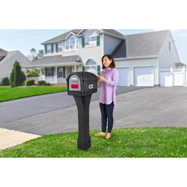 Classic Mailbox, Black/Black