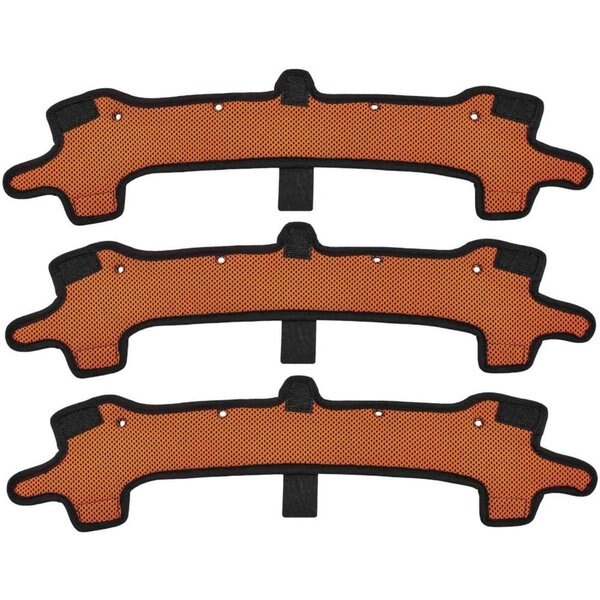 Orange Hard Hat Replacement Sweatba, PK3