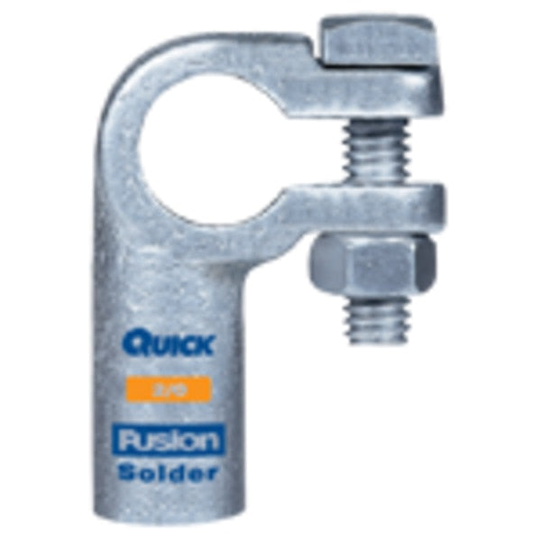 Right Elbow Solder Clamp, Pos, 3/0, PK5