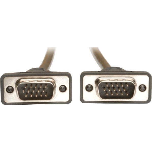 Coax Cable, VGA, HD15, Low Profile, RGB, 25ft