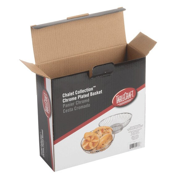 Chalet Oval Basket, Chrm, 7.5