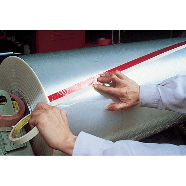 Double Coated Tape, 2In x108 ft., Red, PK24