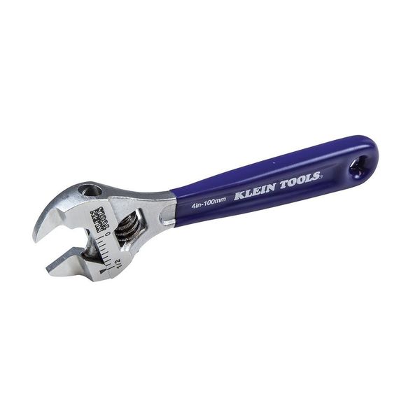 Slim-Jaw Adjustable Wrench, 4-Inch