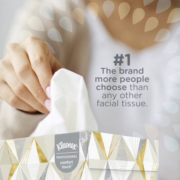 Kleenex 2 Ply Facial Tissue, 125 Sheets