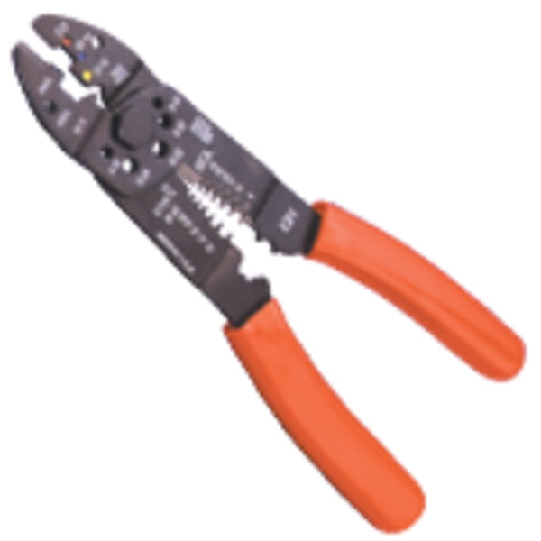 Crimp Tool for Primary Wire, Capacity: Solid: 18 to 8 AWG, Stranded: 22 to 10 gauge