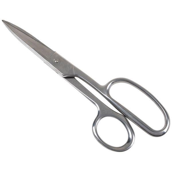 Straight Stainless Trimmer w/Large Ring, 9-Inch