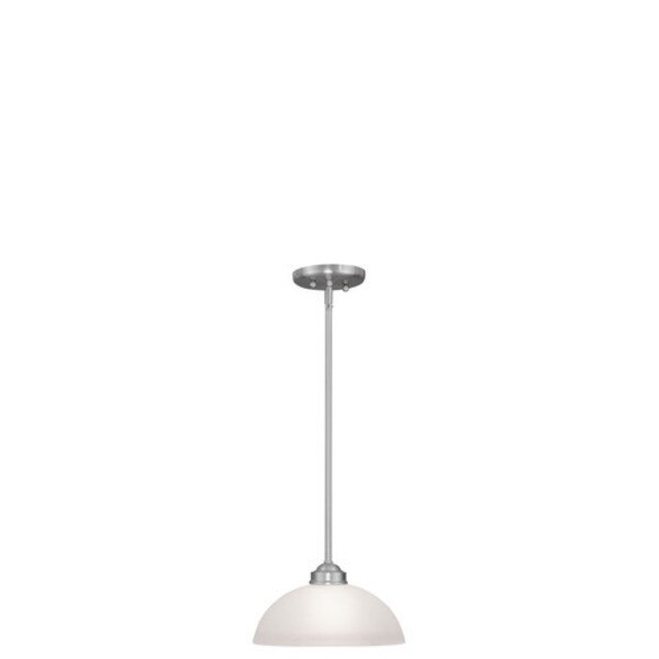 Somerset 1 Light Brushed Nickel Pendant