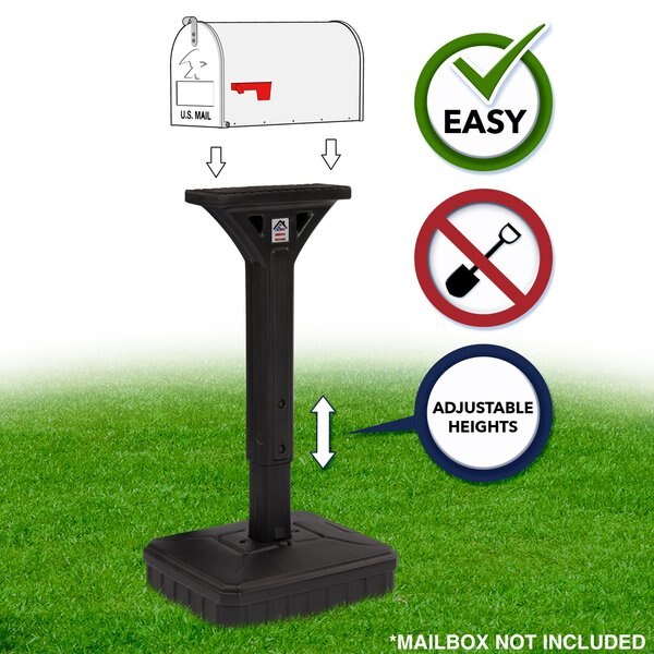 Dig Free Universal Mailbox Post