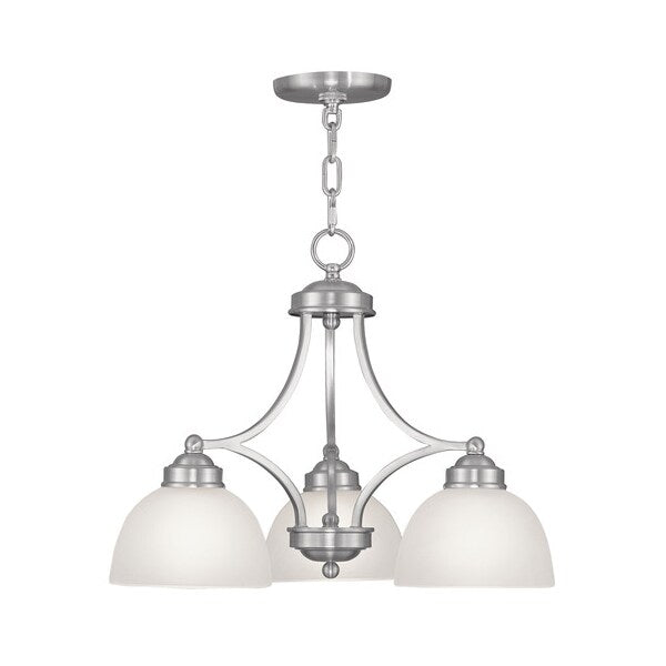 Somerset 3 Light Brushed Nickel Chandelier