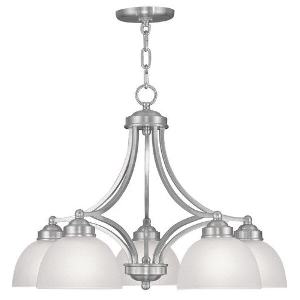 Somerset 5 Light Brushed Nickel Chandelier