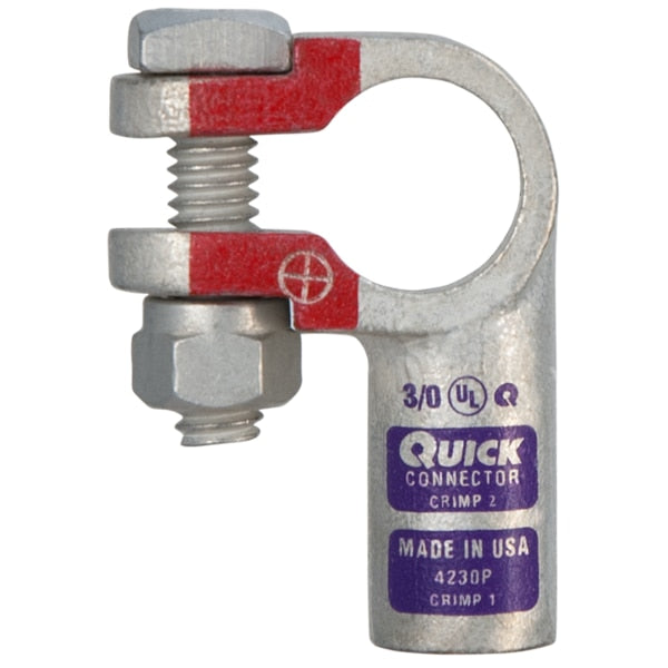 Left. Elbow Crimp, Neg, 1/0, PK5