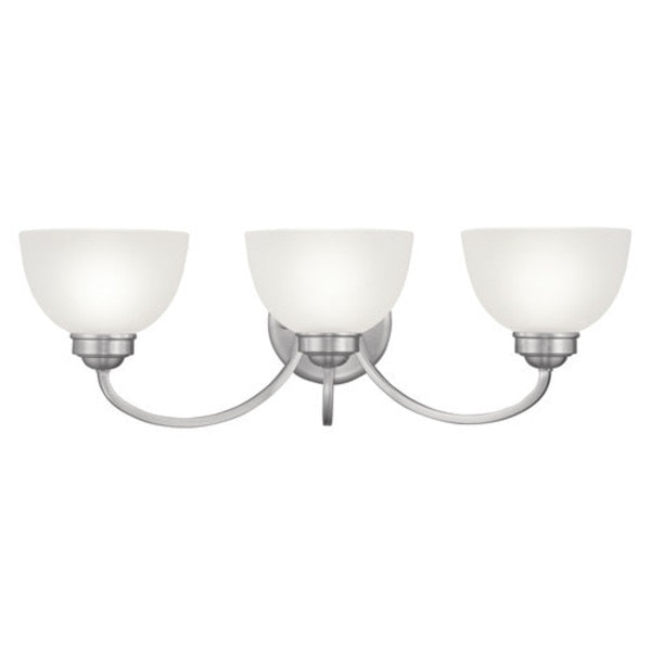 Somerset 3 Light Brushed Nickel Bath Van