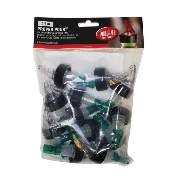 Plastic, Dip Tube, Green, 3/4oz, PK12