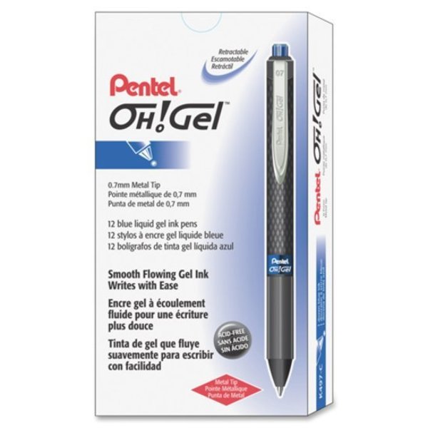 Pen, Gel, Oh, 0.7Mm, Be, PK12
