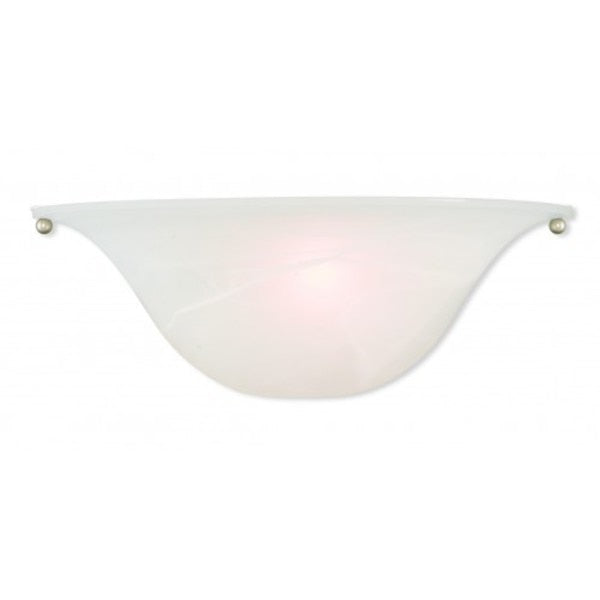Painted Satin Nickel Wall Sconce, 1 Light