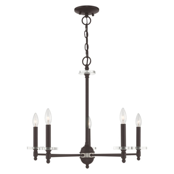 Bancroft 5 Light Bronze Chandelier