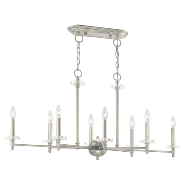 Bancroft 8 Light Brushed Nickel Linear C