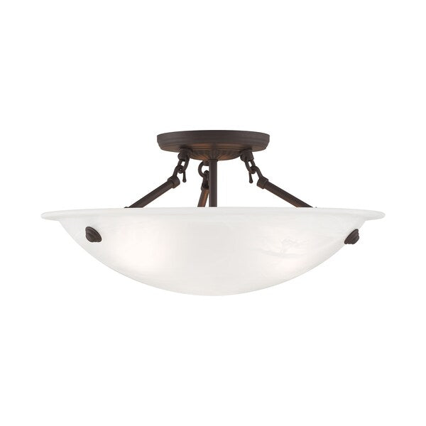 Oasis 3 Light Bronze Ceiling Mount