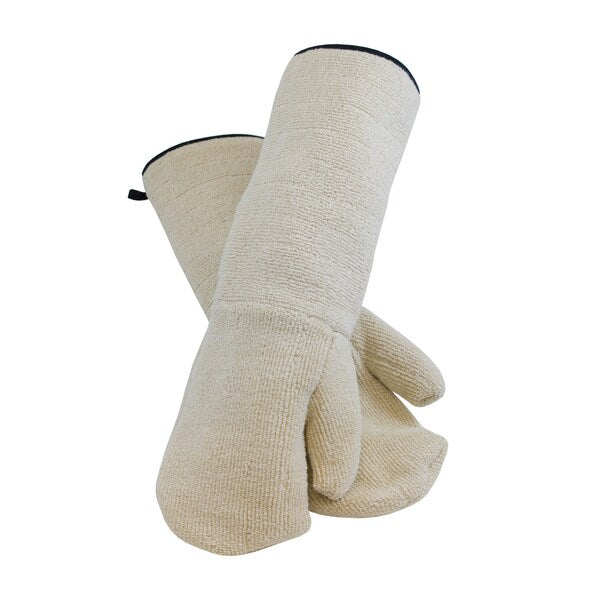 Terry Cloth Mitts, Double Insulated, PK12