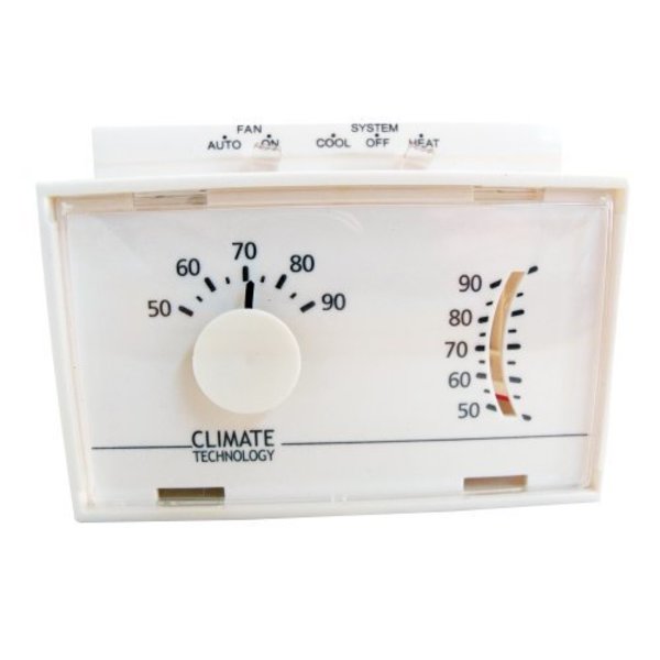 Mechanical Wall Thermostat, Horizontal