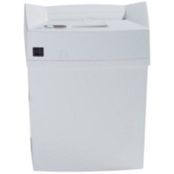 Paper Shredder, Strip-Cut, White, 5.3 gal.