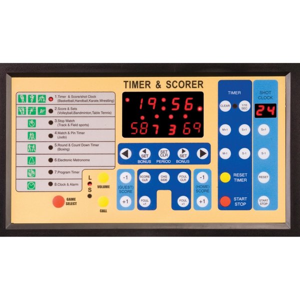 Scoreboard, 20lb., 24inLx16inHx10inD, Plstc