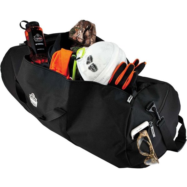 Large Polyester Duffel Bag, 6300ci, 600D Durable Polyester, Water-Resistant Backing, 2 Pockets