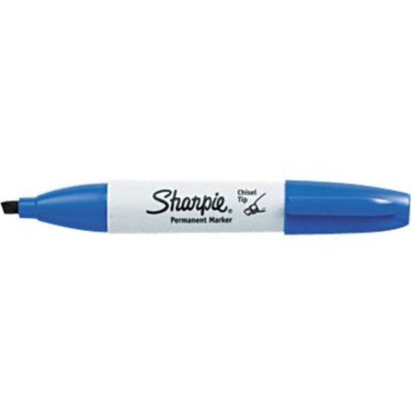 Marker, Sharpie, Chiseltip, Blue, PK12