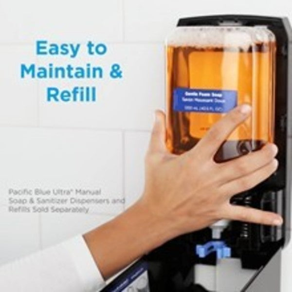Hand Sanitizer, 1000mL, Foam, Unscented, PK4
