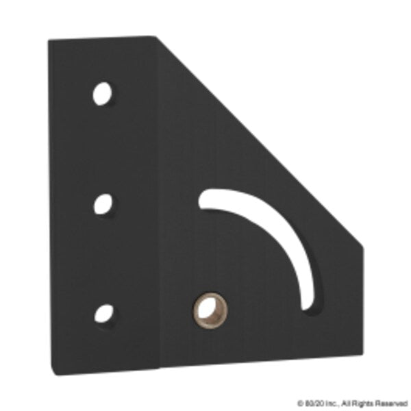 Black 15S 90 Deg Pivot Bracket Left Hand