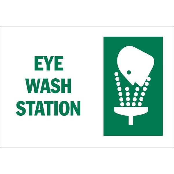 Sign, Eye Wash, 10X14
