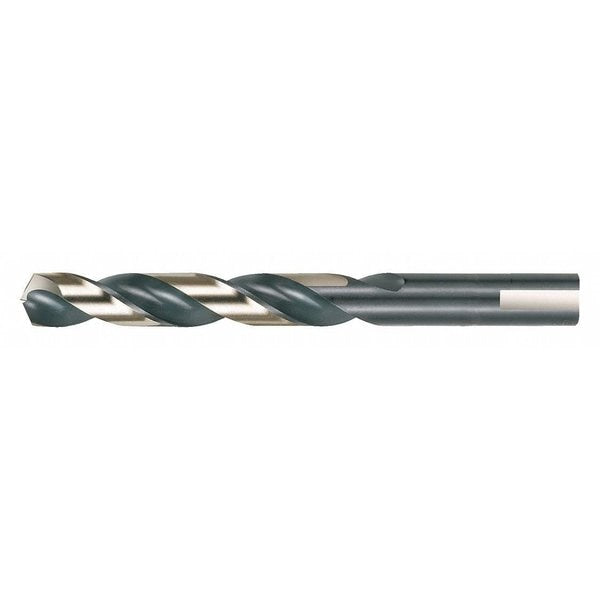 Mechanics Length Drill Bit, Drill Bit Size 5/16 in, 135 Degrees, High Speed Steel, Black Oxide