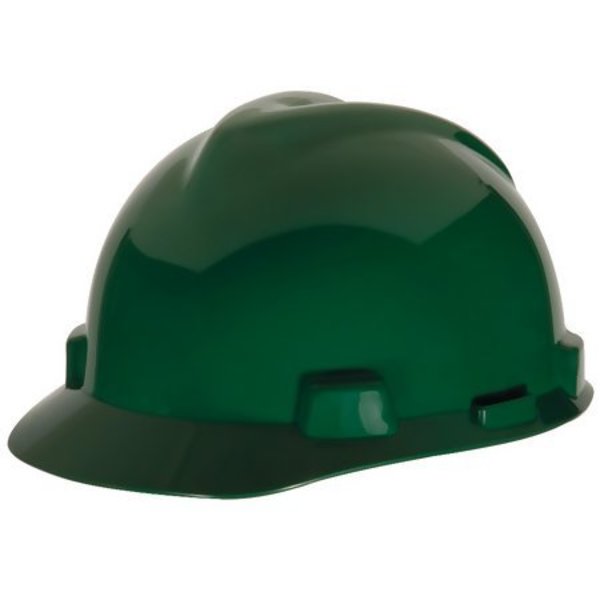 Front Brim Hard Hat, Type 2, Class E, Ratchet (4-Point), Green