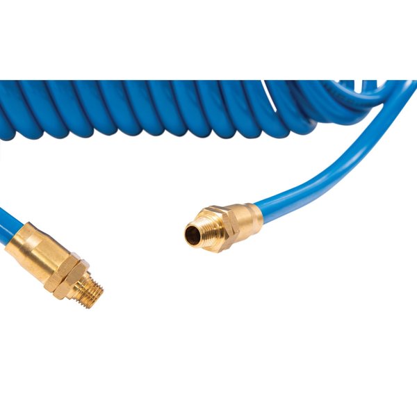 25 ft. Coil Hose Disconnect Fittings