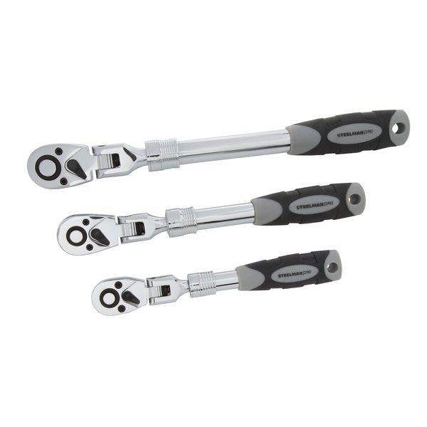 Extendable Flexhead Ratchet Set, 3 Pieces