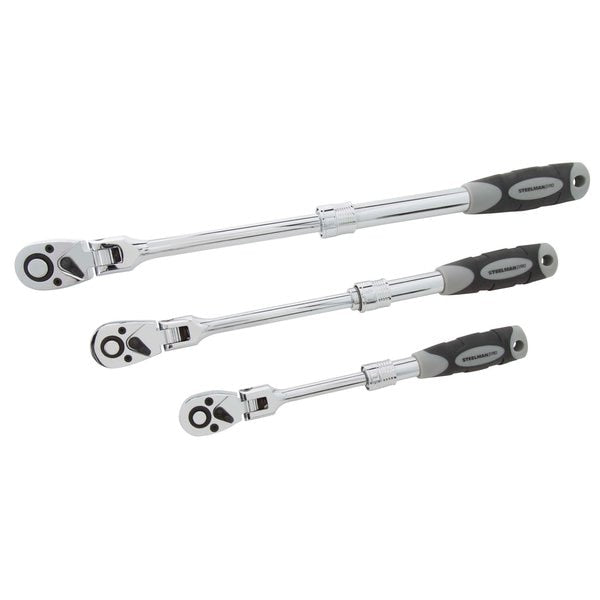 Extendable Flexhead Ratchet Set, 3 Pieces